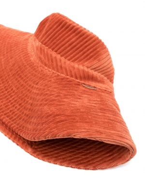 Manšestrový klobouk Missoni oranžový