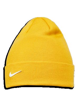 Berretto in maglia Nike giallo
