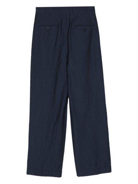 Pantalon droit plissé A.p.c. bleu
