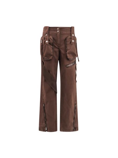 Pantalones bootcut Blumarine marrón