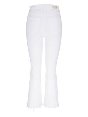 Zvonové džíny Ag Jeans bílé