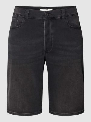 Szorty jeansowe z kieszeniami Review czarne