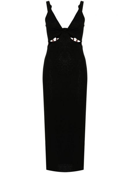 Φόρεμα με χάντρες Nanushka μαύρο