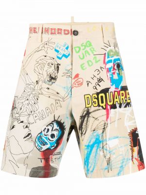 Hlače chino s potiskom Dsquared2