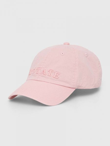 Șapcă din bumbac Rotate roz