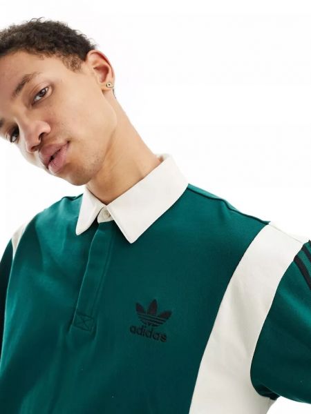 Рубашка Adidas Originals зеленая