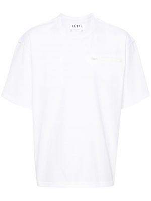 Pamučna majica Sacai bijela