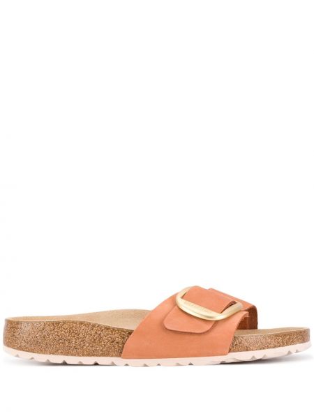 Spänne öppen tå sandaletter Birkenstock brun