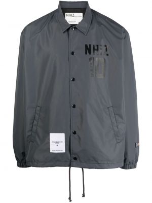 Blouson bomber à imprimé Izzue gris