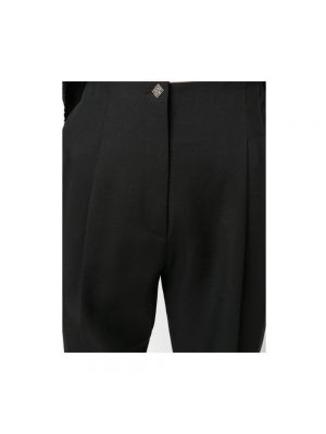 Pantalones plisados Rochas negro