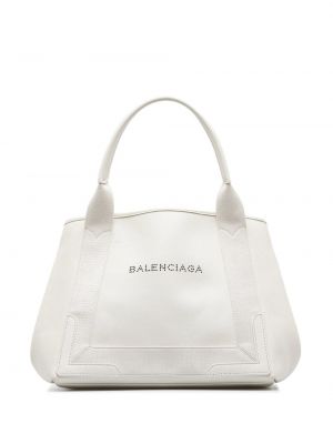 Geantă shopper Balenciaga Pre-owned alb