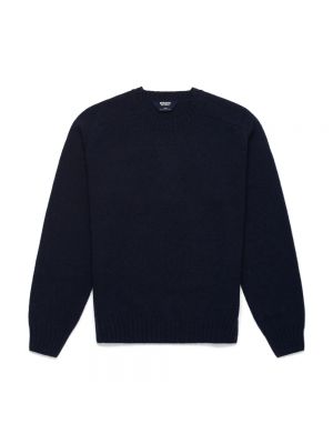 Sweter z okrągłym dekoltem Sebago niebieski