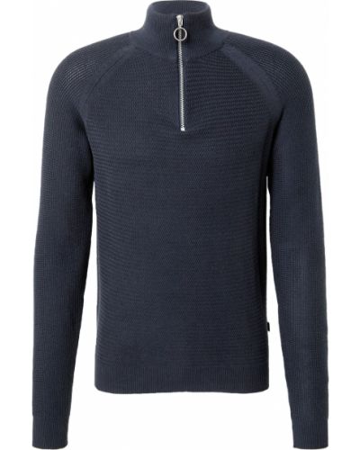 Pull col roulé Casual Friday bleu