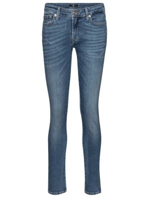 Jeans skinny slim fit 7 For All Mankind blu
