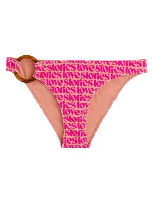 Bikini con estampado Love Stories rosa