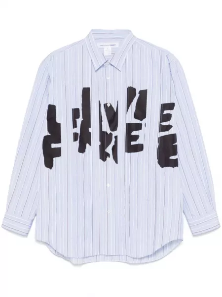 Stribet skjorte Comme Des Garcons Shirt sort