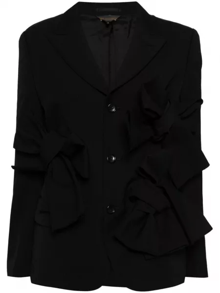 Blazer med sløjfe Comme Des Garçons sort