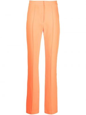 Ravne hlače Alex Perry oranžna