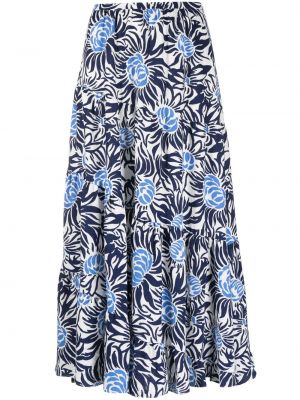 Suknja s cvjetnim printom s printom Dvf Diane Von Furstenberg