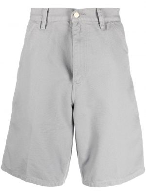 Bombažne bermuda kratke hlače Carhartt Wip siva