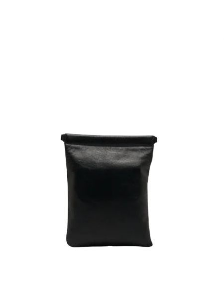 Leder schultertasche Yves Saint Laurent Vintage schwarz