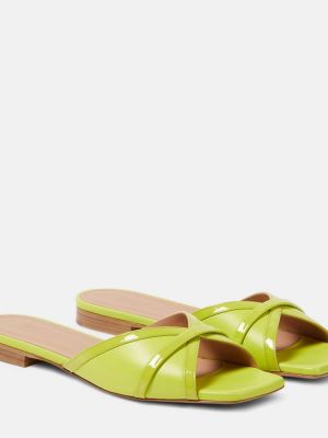 Usnjene sandali Malone Souliers zelena