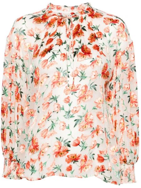 Bluză cu model floral din jacard Alice + Olivia