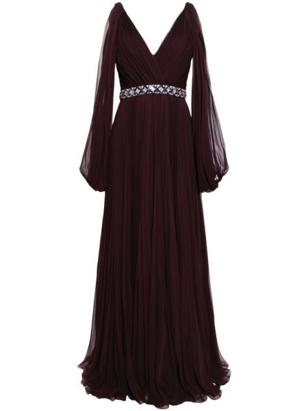 Maxi kjole Jenny Packham lilla