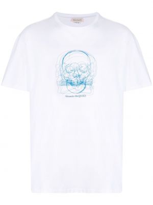 T-shirt con stampa Alexander Mcqueen