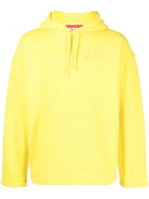 Medvilninis siuvinėtas džemperis su gobtuvu 032c geltona