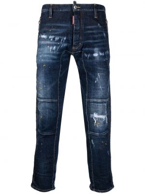 Slank stretch jeans Dsquared2 blå