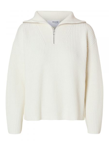 Pullover Selected Femme hvid