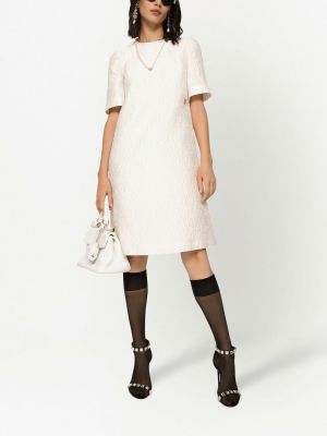 Mini šaty Dolce & Gabbana bílé