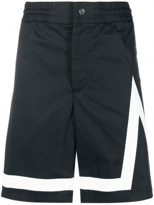Shorts de sport à imprimé Moncler noir