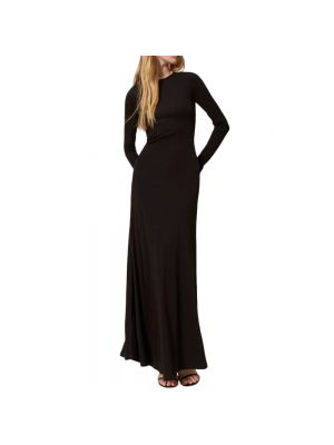 Sukienka długa Twinset czarna