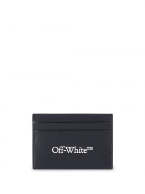 Kožená peněženka s potiskem Off-white
