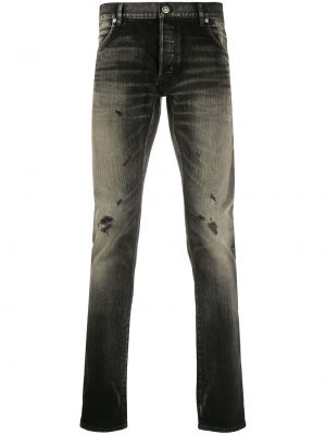 Vaqueros skinny slim fit Balmain negro