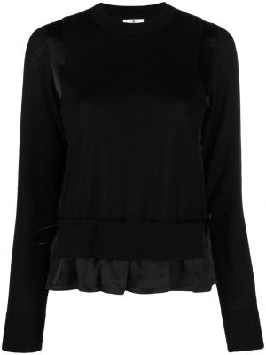 Vlnený sveter Noir Kei Ninomiya čierna