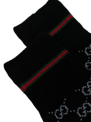 Bavlněné ponožky Gucci černé