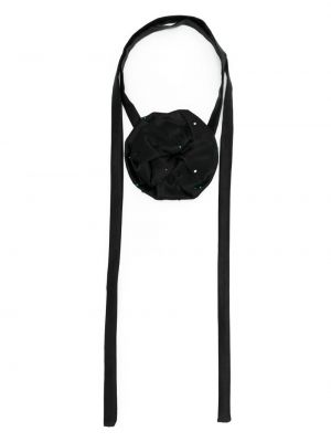 Ogrlica s cvjetnim printom Manuri crna