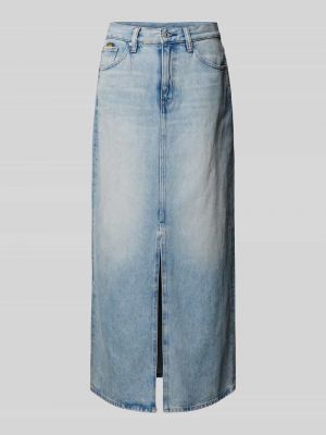 Spódnica jeansowa z kieszeniami G-star Raw niebieska