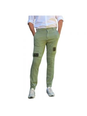 Spodnie bawełniane Aeronautica Militare zielone