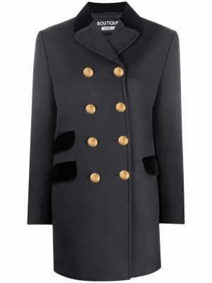 Abrigo ajustado Boutique Moschino negro