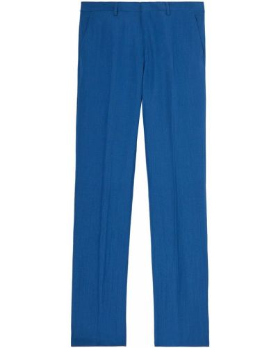 Pantalones rectos Burberry azul