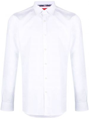 Camicia di cotone Hugo bianco
