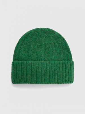 Вовняна шапка ретро American Vintage зелена