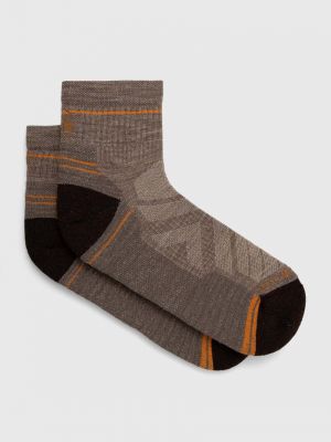 Чорапи Smartwool кафяво