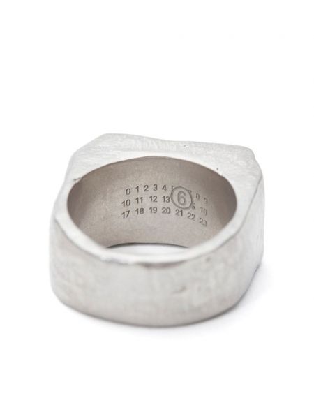 Prsten Mm6 Maison Margiela stříbrný