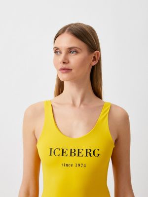 Слитный купальник Iceberg желтый
