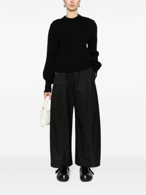 Pullover mit rundem ausschnitt Amomento schwarz